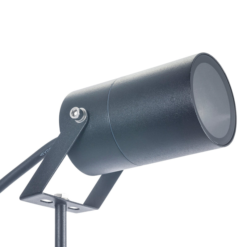 PX-0633-NEG, BOLLARD IP65 HIT GU10 8W BLACK, Black, Transparent