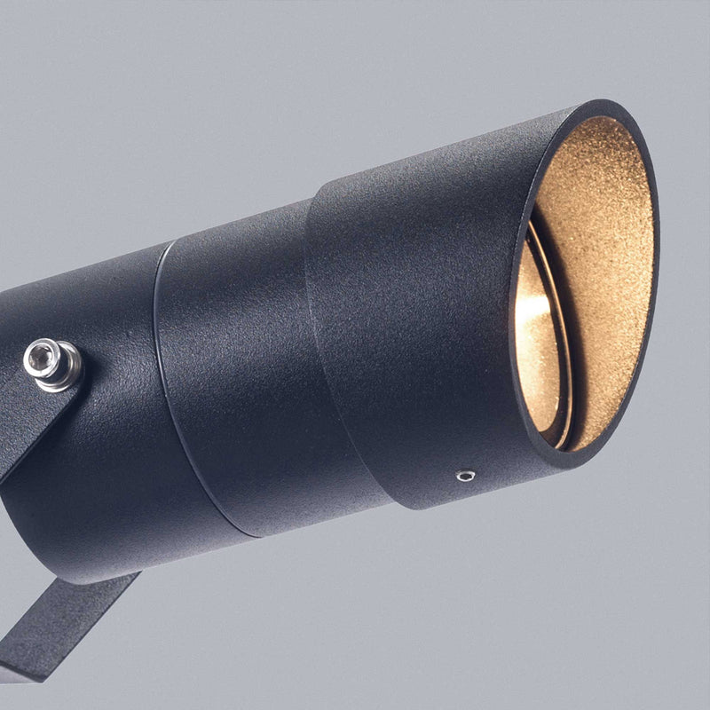 PX-0634-NEG, SPOTLIGHT IP65 OUSIA GU10 8W BLACK, Black, Transparent