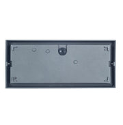 WALL FIXTURE IP54 QUANTA E27 15W BLACK