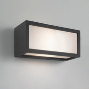 WALL FIXTURE IP54 QUANTA E27 15W BLACK