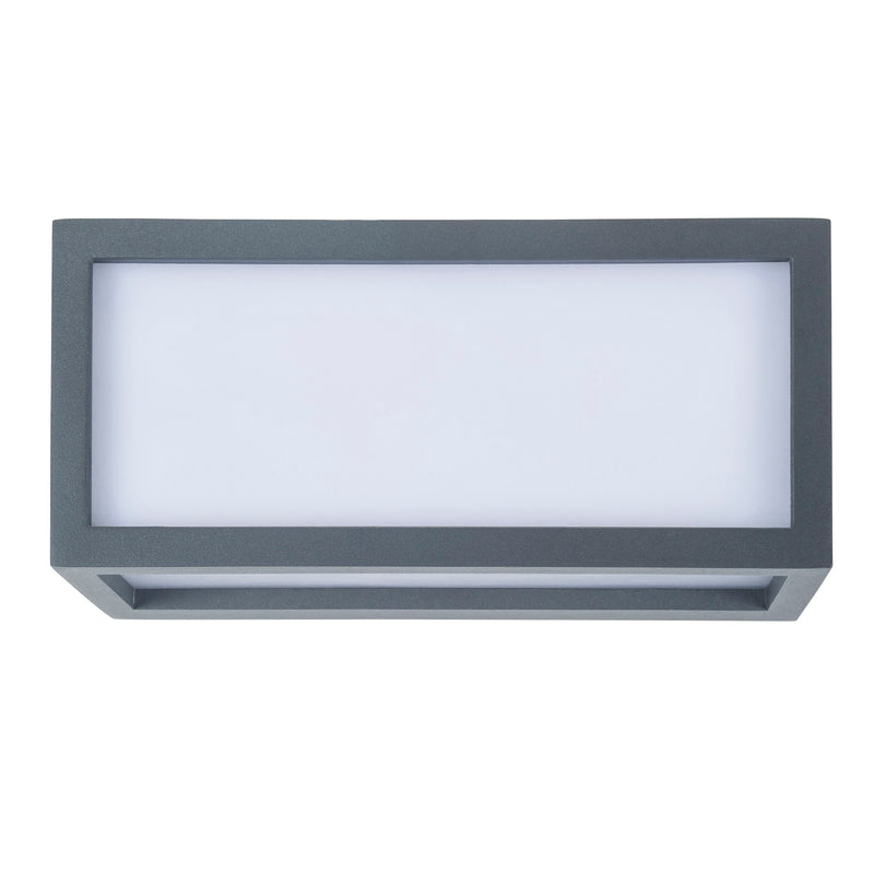 PX-0645-NEG, WALL FIXTURE IP54 QUANTA E27 15W BLACK, Black, OPAL