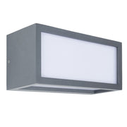 WALL FIXTURE IP54 QUANTA E27 15W BLACK