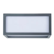 WALL FIXTURE IP54 QUANTA E27 15W BLACK