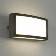 WALL FIXTURE IP54 ZENITHA LED 12W LED WARM-WHITE 3000K ON-OFF BLACK 1300