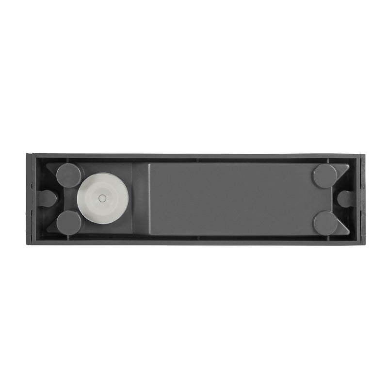PX-0651-ANT, WALL FIXTURE IP65 ARA LED 9.3W LED WARM-WHITE 4000K ON-OFF URBAN GREY 820.00, Urban grey, Opal