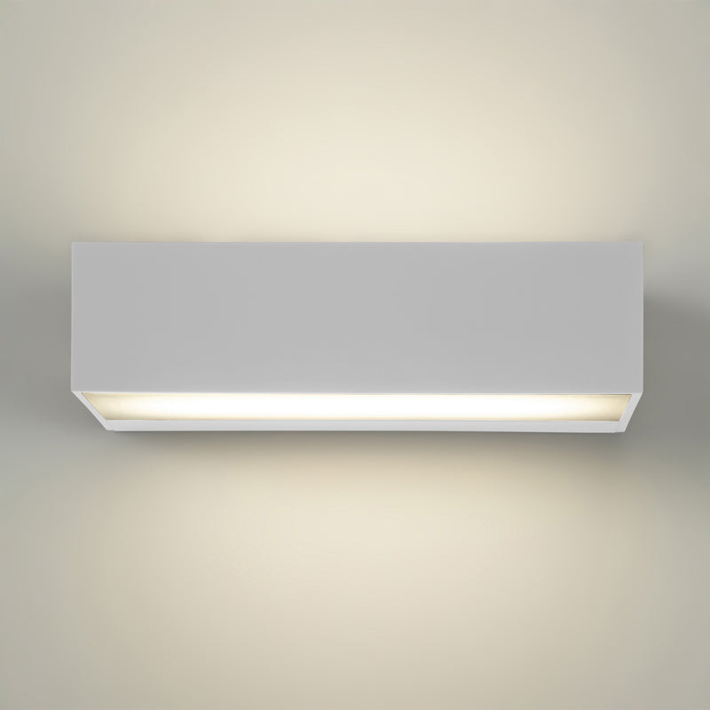 PX-0651-BLA, WALL FIXTURE IP65 ARA LED 9.3W LED WARM-WHITE 4000K ON-OFF  820.00, White, Opal
