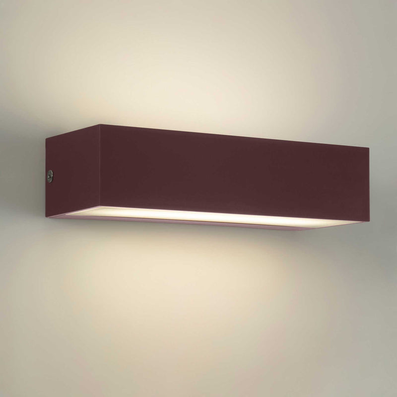 PX-0651-MAR, WALL FIXTURE IP65 ARA LED 9.3W LED WARM-WHITE 4000K ON-OFF BROWN 820.00, Brown, Opal