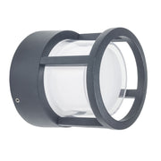 WALL FIXTURE IP54 ONE LED 6.3W LED WARM-WHITE 3000K ON-OFF BLACK 750