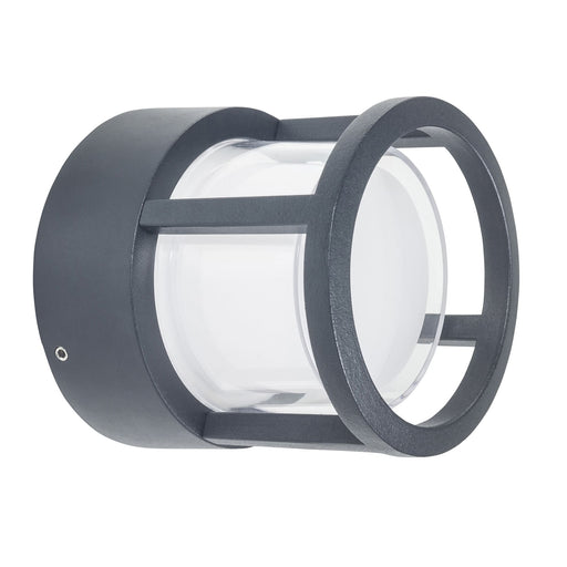 WALL FIXTURE IP54 ONE LED 6.3W LED WARM-WHITE 3000K ON-OFF BLACK 750