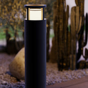 BOLLARD IP54 ONE LED 6.3W LED WARM-WHITE 3000K ON-OFF BLACK 750