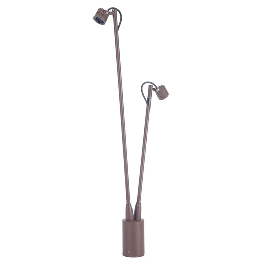 BOLLARD IP54 FINT DOUBLE LED 6.4W LED WARM-WHITE 3000K ON-OFF BROWN 635