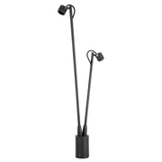 BOLLARD IP54 FINT DOUBLE LED 6.4W LED WARM-WHITE 3000K ON-OFF BLACK 635