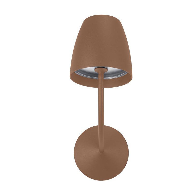 WALL FIXTURE IP54 ECLIPTA I LED 10W LED WARM-WHITE 3000K ON-OFF BROWN 1190