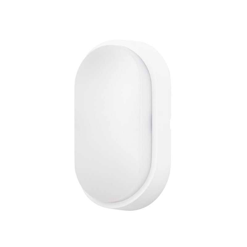 WALL FIXTURE IP65 MOO OVAL LED 18W SW 2700-3200-4000K ON-OFF WHITE 2500