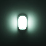 WALL FIXTURE IP65 MOO OVAL LED 18W SW 2700-3200-4000K ON-OFF WHITE 2500