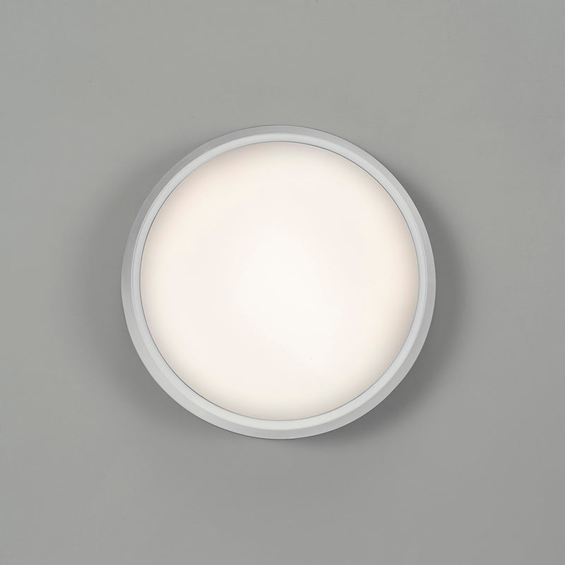 WALL FIXTURE IP65 MOO ROUND LED 18W SW 2700-3200-4000K ON-OFF WHITE 2500