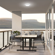 CEILING FIXTURE IP54 SCAL Ø200 LED 13.5W SW 2700-3200-4000K ON-OFF WHITE 1637LM