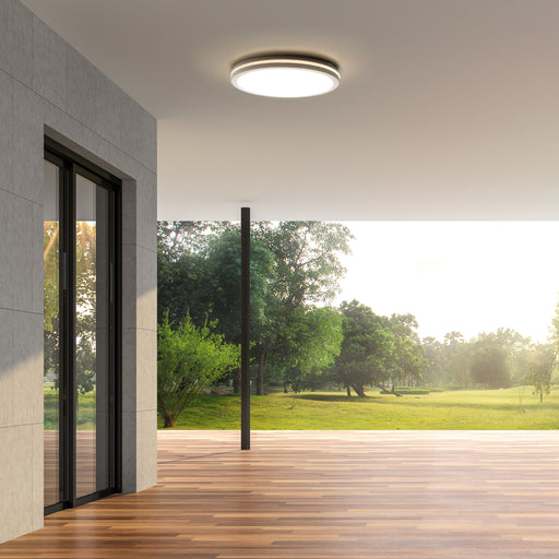 CEILING FIXTURE IP54 SCAL Ø300 SENSOR LED 22W SW 2700-3200-4000K ON-OFF WHITE 2