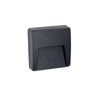 WALL FIXTURE IP65 KAIRO OPAQUE SQUARE LED 2.9W SW 2700-3200-4000K ON-OFF BLACK 3
