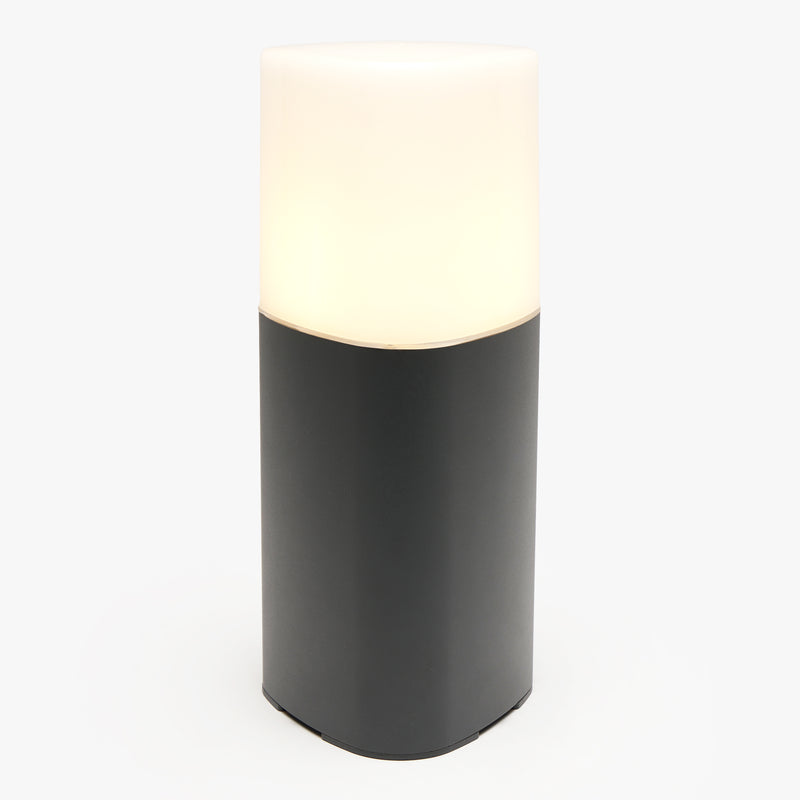 BOLLARD IP44 MANDELA 300MM E27 15W URBAN GREY