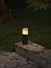 BOLLARD IP44 MANDELA 300MM E27 15W URBAN GREY