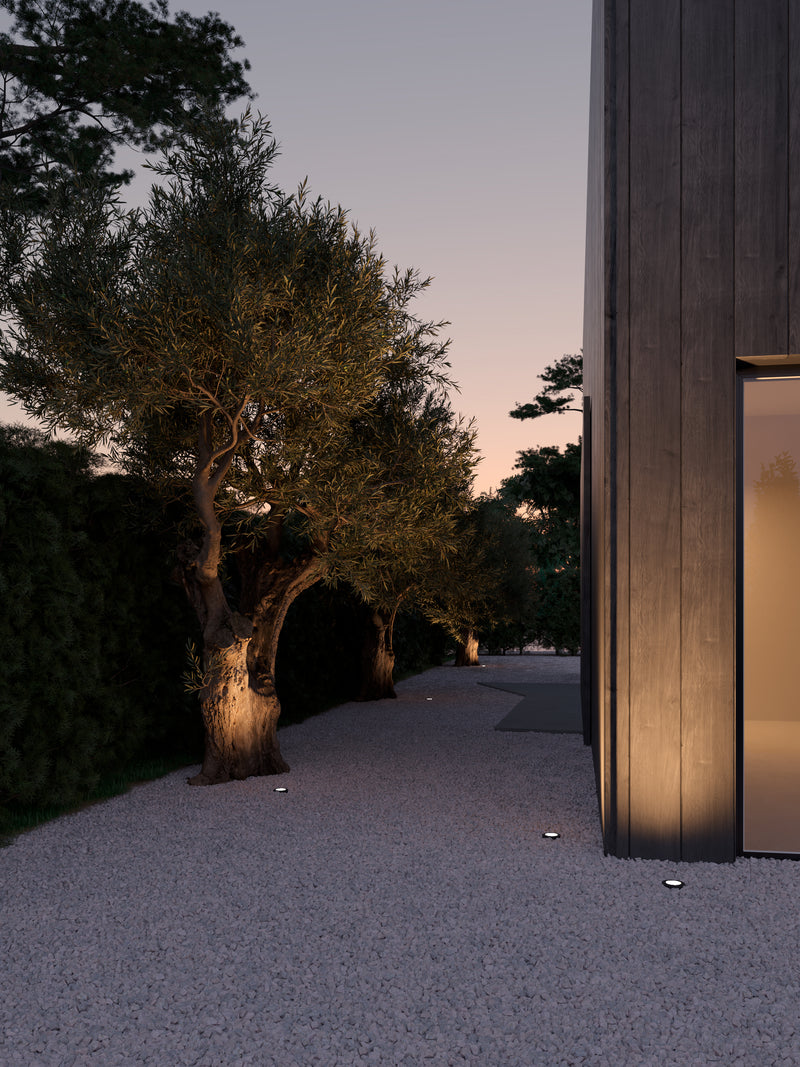 RECESSED UPLIGHTING IP65-IP67 TIDIAN LED 3.8W LED WARM-WHITE 3000K ON-OFF BLACK 