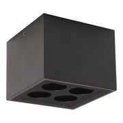 CEILING FIXTURE IP65 CREST 6.6W LED WARM-WHITE 3000K ON-OFF BLACK 611LM