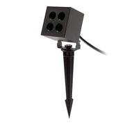 SPOTLIGHT IP65 CREST LED 8.2W LED WARM-WHITE 3000K ON-OFF BLACK 800