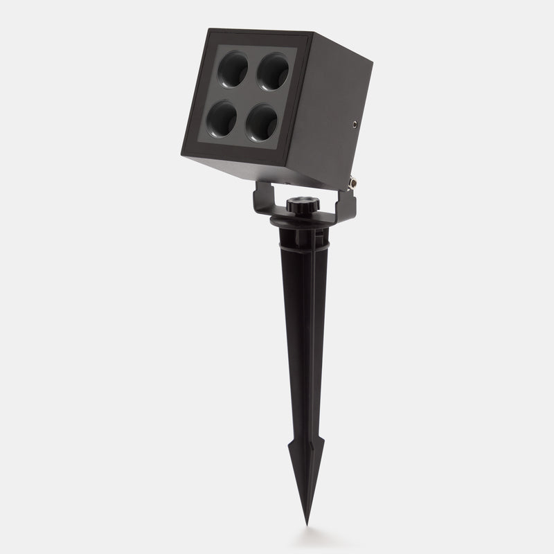 SPOTLIGHT IP65 CREST LED 8.2W LED WARM-WHITE 3000K ON-OFF BLACK 800