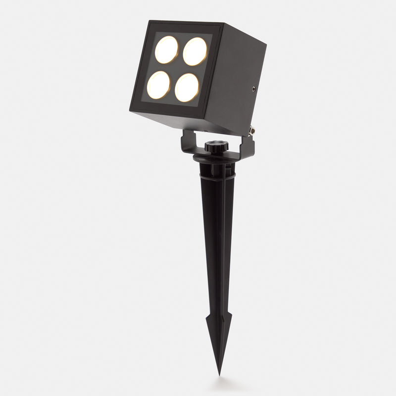 SPOTLIGHT IP65 CREST LED 8.2W LED WARM-WHITE 3000K ON-OFF BLACK 800