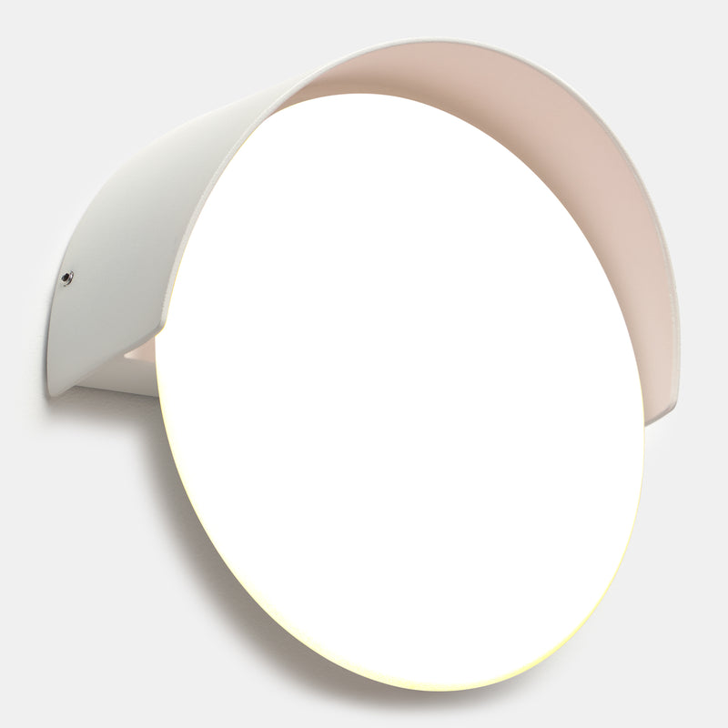 WALL FIXTURE IP54 AURO LED 6.2W 3000K ON-OFF WHITE 827
