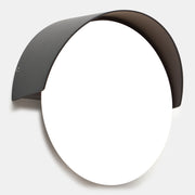 WALL FIXTURE IP54 AURO LED 6.2W 3000K ON-OFF BLACK 827