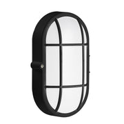 WALL FIXTURE IP44 FOND OVAL E27 15W BLACK