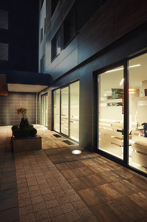 PX-1000-INO, RECESSED UPLIGHTING IP65-IP67 RINGO Ø110MM GU10 8W STAINLESS STEEL, Stainless steel, Transparent