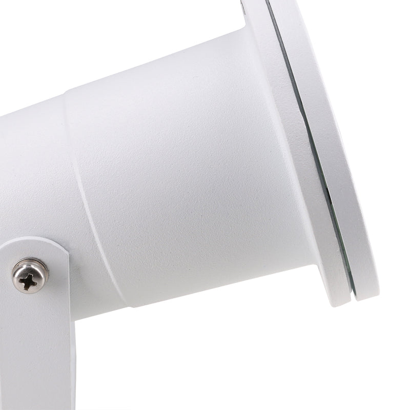 PX-1400-BLA, SPOTLIGHT IP65 POST GU10 8W , White, Transparent