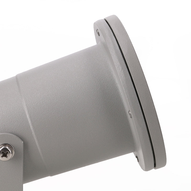 PX-1400-GRI, SPOTLIGHT IP65 POST GU10 8W GREY, Grey, Transparent