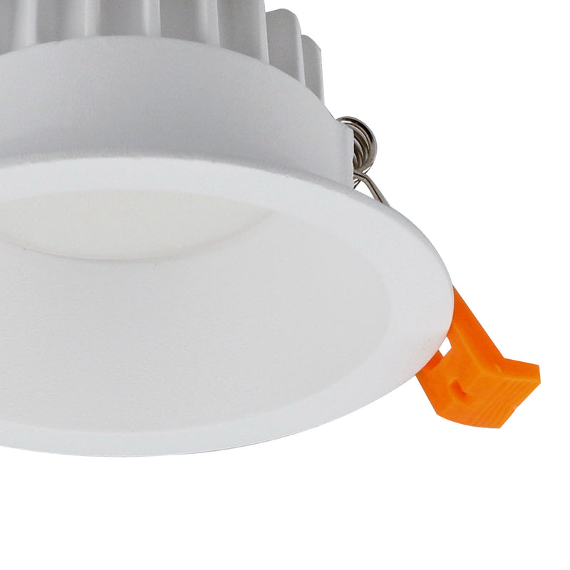 TC-0000-BLA, DOWNLIGHT JET Ø85MM LED 7W LED WARM-WHITE 3000K ON-OFF  IN IP20 / OUT IP54, White, Opal white