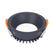 DOWNLIGHT JET Ø120MM LED 10.1W LED NEUTRAL-WHITE 4000K ON-OFF BLACK IN IP20 / O