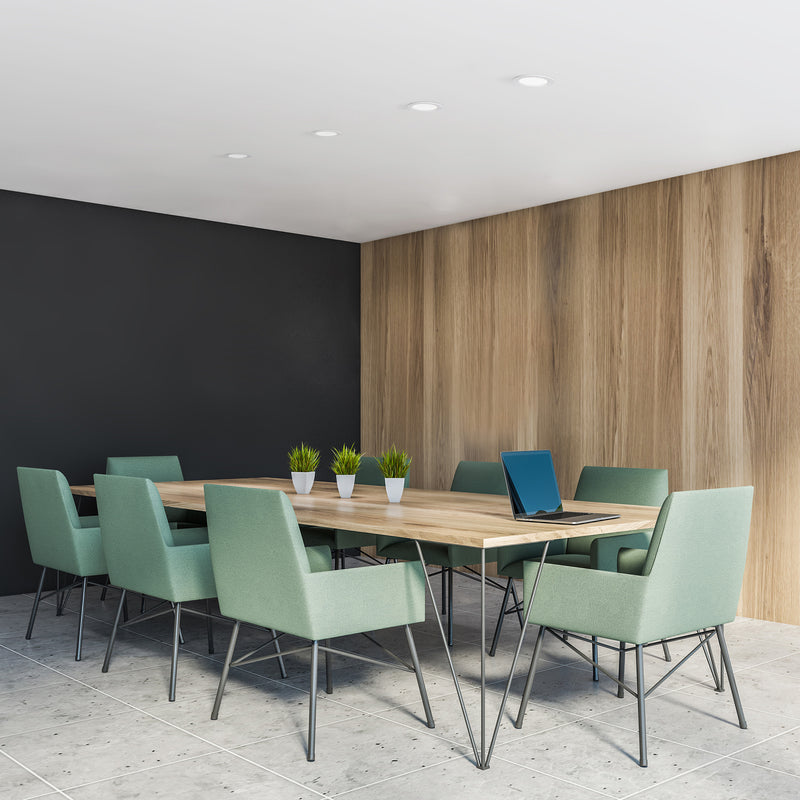 TC-0081-BLA, DOWNLIGHT ELEMENT Ø95MM LED 4.8W SW 3000-4000-6000K ON-OFF  IN IP20 / OUT , White, Gold