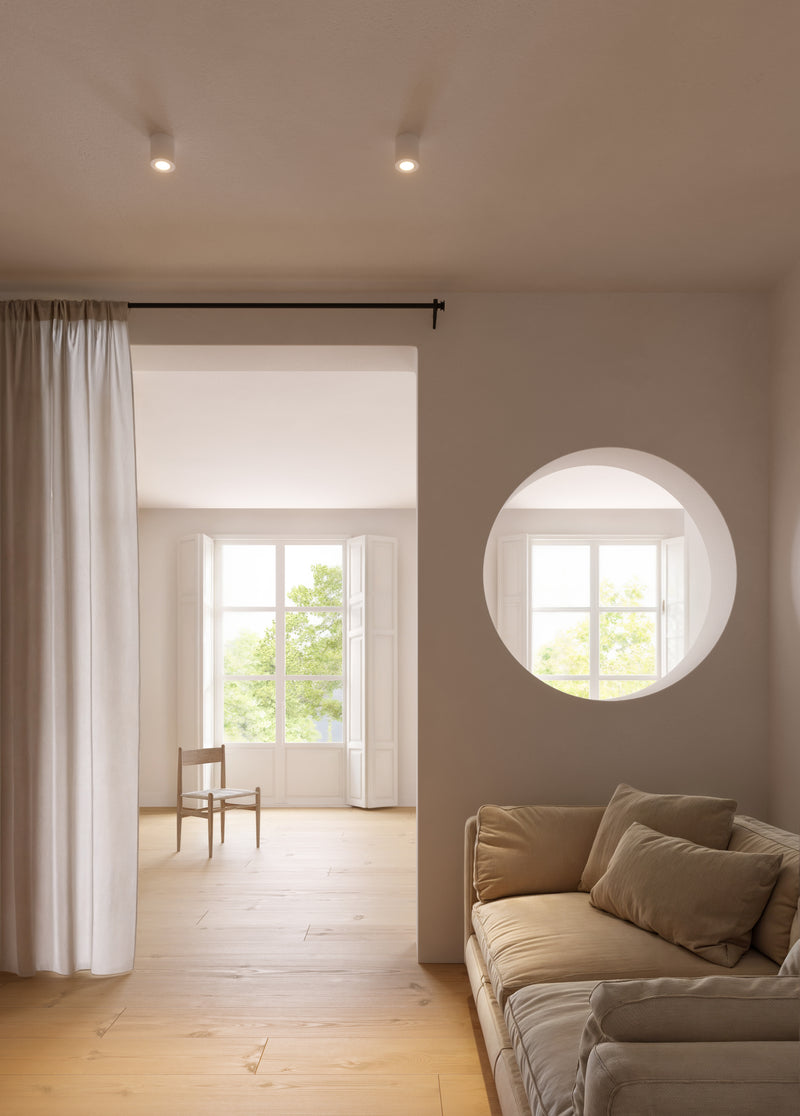 CEILING FIXTURE ERA SURFACE ROUND IP20 GU10 8W WHITE