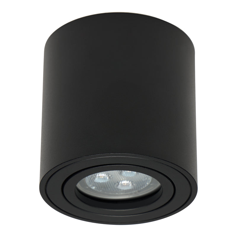 CEILING FIXTURE ERA SURFACE ROUND IP20 GU10 8W BLACK