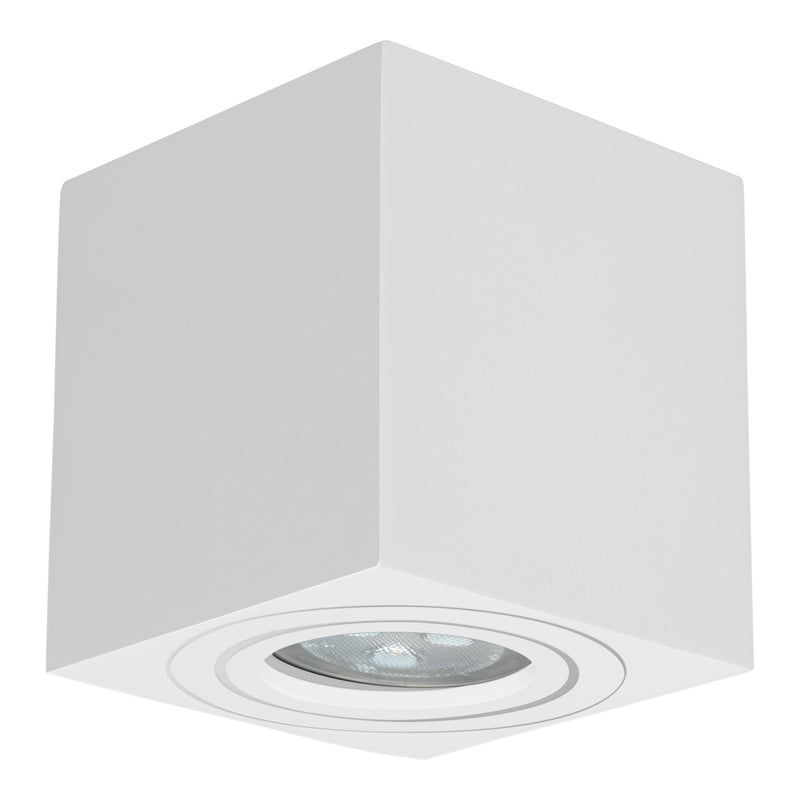 CEILING FIXTURE ERA SURFACE SQUARE IP20 GU10 8W WHITE