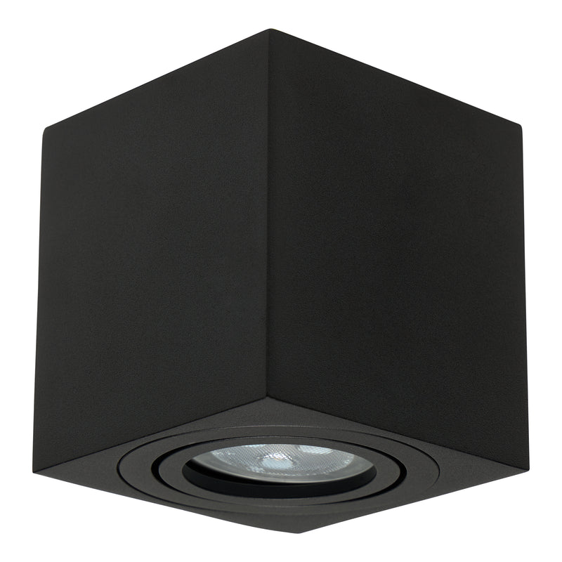 CEILING FIXTURE ERA SURFACE SQUARE IP20 GU10 8W BLACK