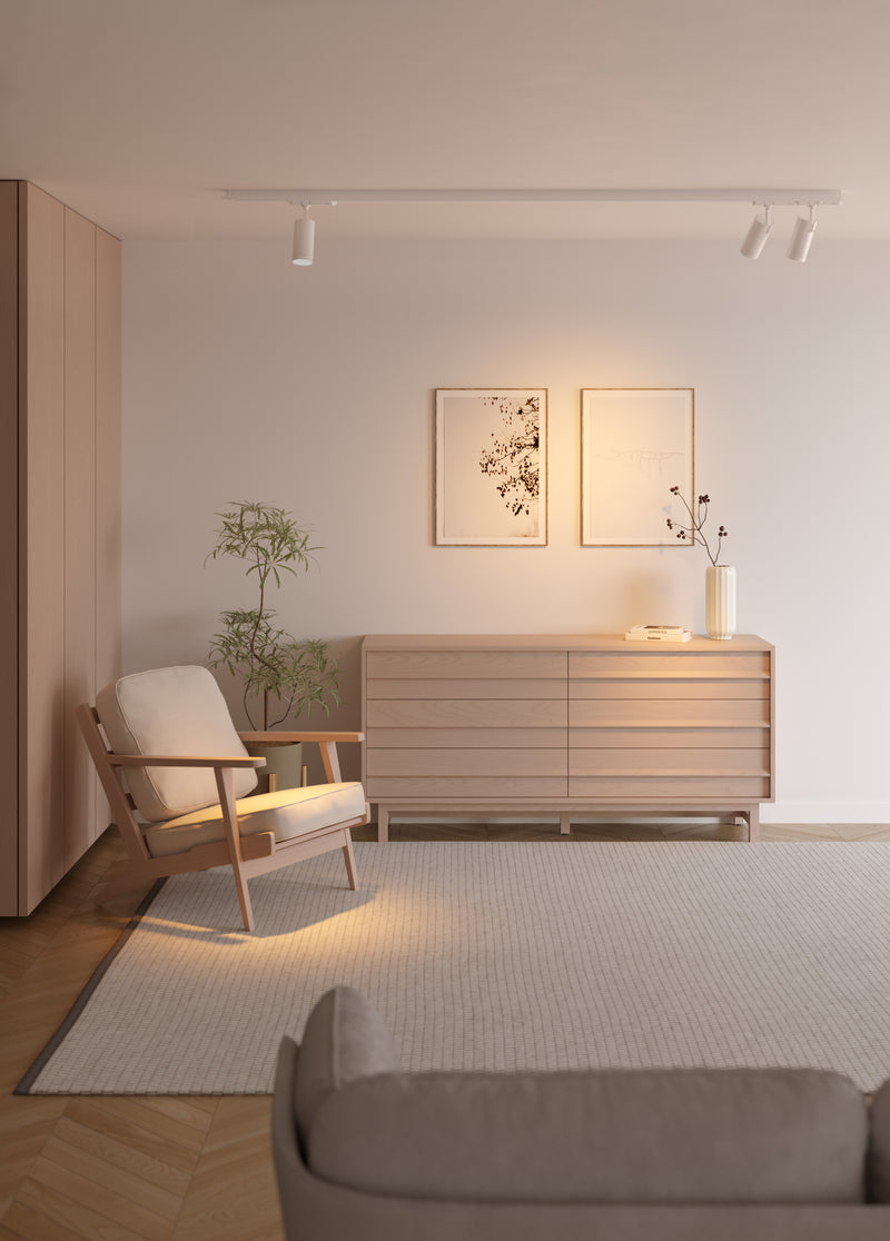 SPOTLIGHT TENT Ø65 LED 24W SW 2700-3200-4000K ON-OFF WHITE IP20 3200