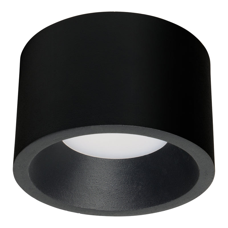 CEILING FIXTURE JET SURFACE Ø118MM IP20 LED 9.5W SW 2700-3200-4000K ON-OFF BLAC
