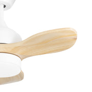 FAN CALAR Ø750MM IP20 LED SW 2700-4000-6000K ON-OFF WHITE LIGHT WOOD 2570