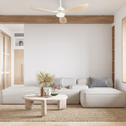 FAN CALAR Ø1320MM IP20 LED SW 2700-4000-6000K ON-OFF WHITE LIGHT WOOD 2570