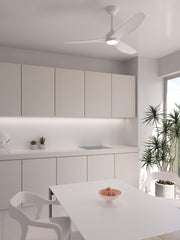 FAN PAM Ø1320MM IP20 LED SW 3000-4000-5000K ON-OFF WHITE WHITE 2875