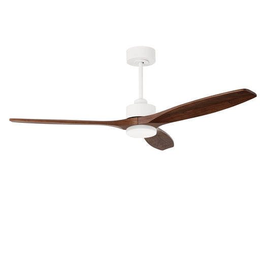 FAN STEM EVO Ø1320MM BAR LIGHT IP20 LED SW 3000-4000-5000K ON-OFF WHITE MADERA 