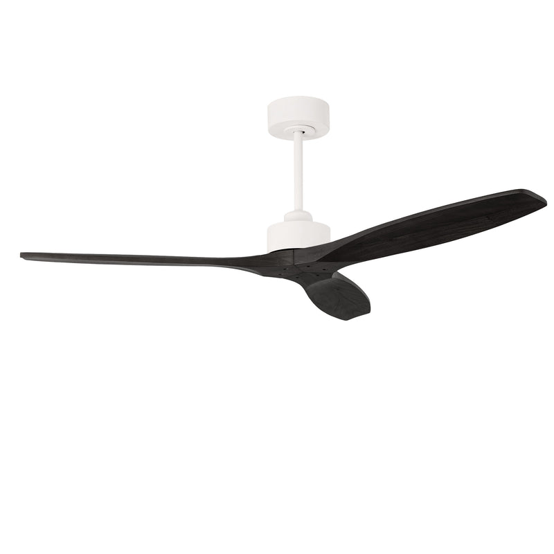 FAN STEM EVO Ø1320MM BAR WITHOUT LIGHT IP20 WHITE BLACK